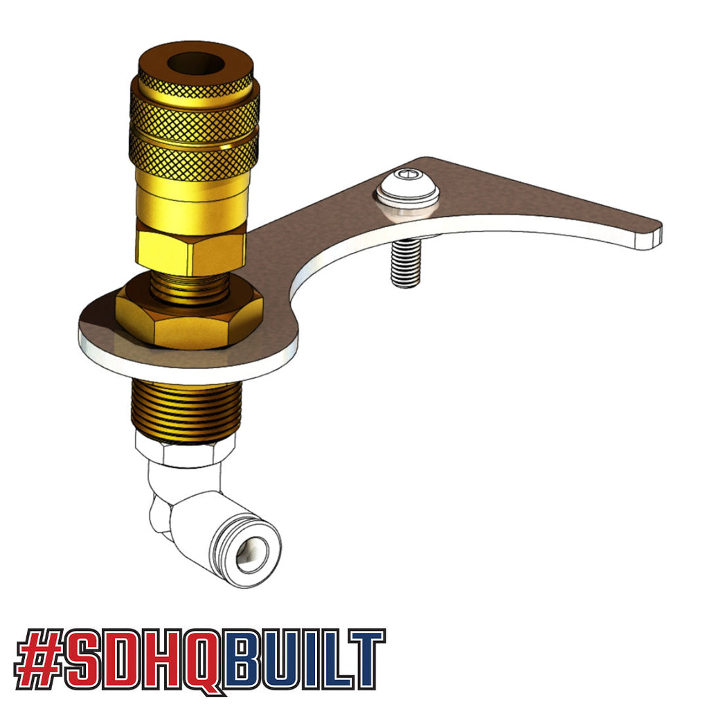 SDHQ Built ARB Compressor Vertical Air Chuck Mount