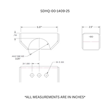 Load image into Gallery viewer, SDHQ Built Leaf Spring Perch Kit | 2.5" Leaf Spring Width, 3.25" Axle