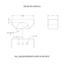 Load image into Gallery viewer, SDHQ Built Leaf Spring Perch Kit | 3" Leaf Spring Width, 3" Axle