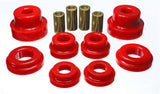 Energy Suspension 95-98 Nissan 240SX (S14) Red Rear Subframe Insert Set (Must reuse all metal parts)