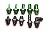 Radium Engineering 1/8in NPT Male to 3/16in Barb 90 Degree Fitting