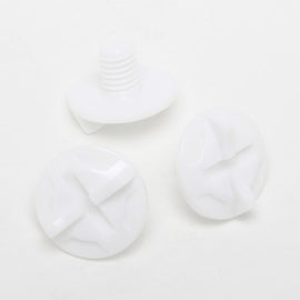 VFX-X VISOR SCREW SET WHITE
