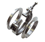 Vibrant Stainless Steel V-Band Flange for 1.5in O.D. Tubing - Female