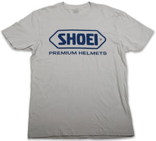 Load image into Gallery viewer, SHOEI CORP LOGO TEE GY/BL SM