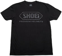 Load image into Gallery viewer, SHOEI TEE BLACK BLACK 2XL
