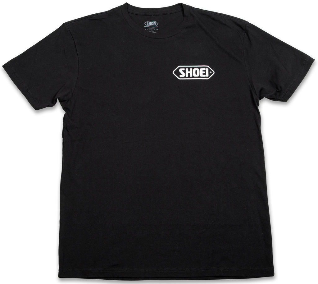 SHOEI TEE 2 SIDE BLK/WHT SML