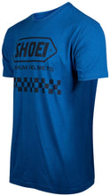 Load image into Gallery viewer, SHOEI CHECKERED TEE BL/BK SM