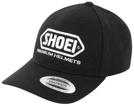 SHOEI CORP CURVED BILL BK/WH
