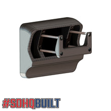 Load image into Gallery viewer, '15-20 Ford F150 SDHQ Built Switch Pros RCR-Force-12 Flow Through Center Console Keypad Mount (back view)