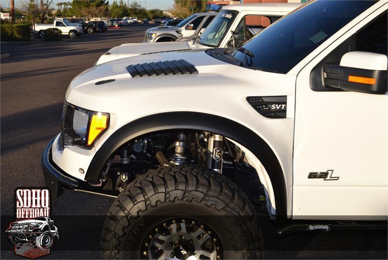 '10-14 Ford Raptor SDHQ Built Fiberglass Fenders Fiberglass SDHQ Off Road 