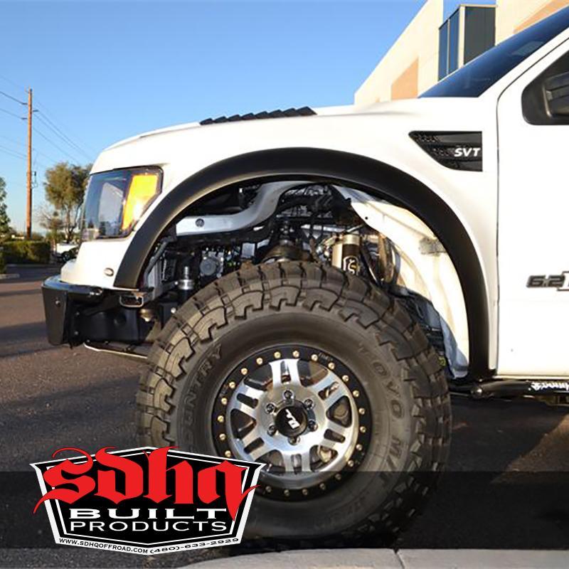 '10-14 Ford Raptor SDHQ Built Fiberglass Fenders Fiberglass SDHQ Off Road 