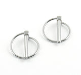 These replacement clips are torsion style that can be used with most hood pins.