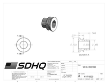 Load image into Gallery viewer, 1/2"-3/8" High Misalignment Spacer-0.59" Tall Misalignment Spacer SDHQ Off Road 