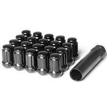 Load image into Gallery viewer, 12X1.25 SPLINE 5 LUG KIT 1.38" BLACK