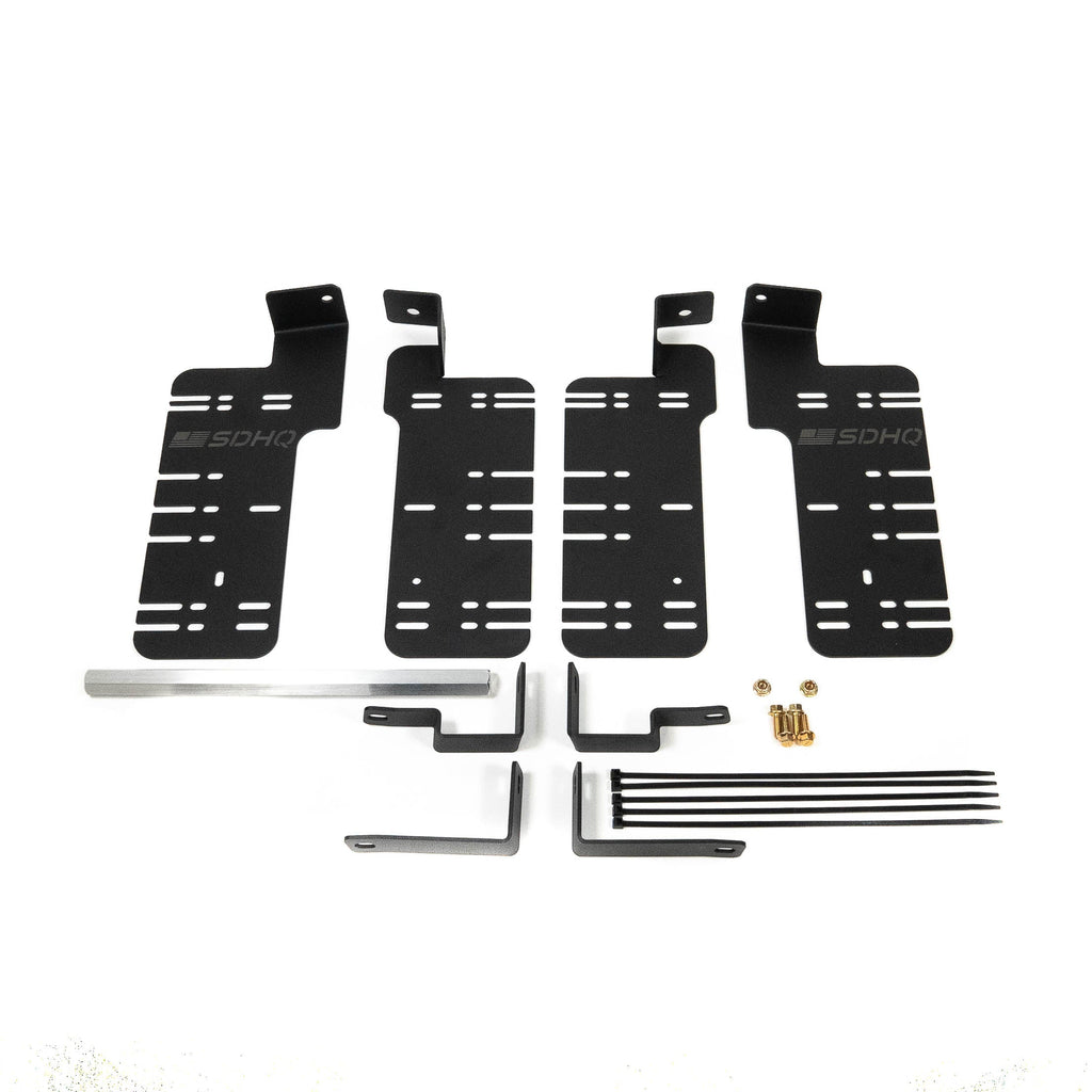 SDHQ Built '21-25 F150 / Raptor Behind the Grille Light Mounting Kit