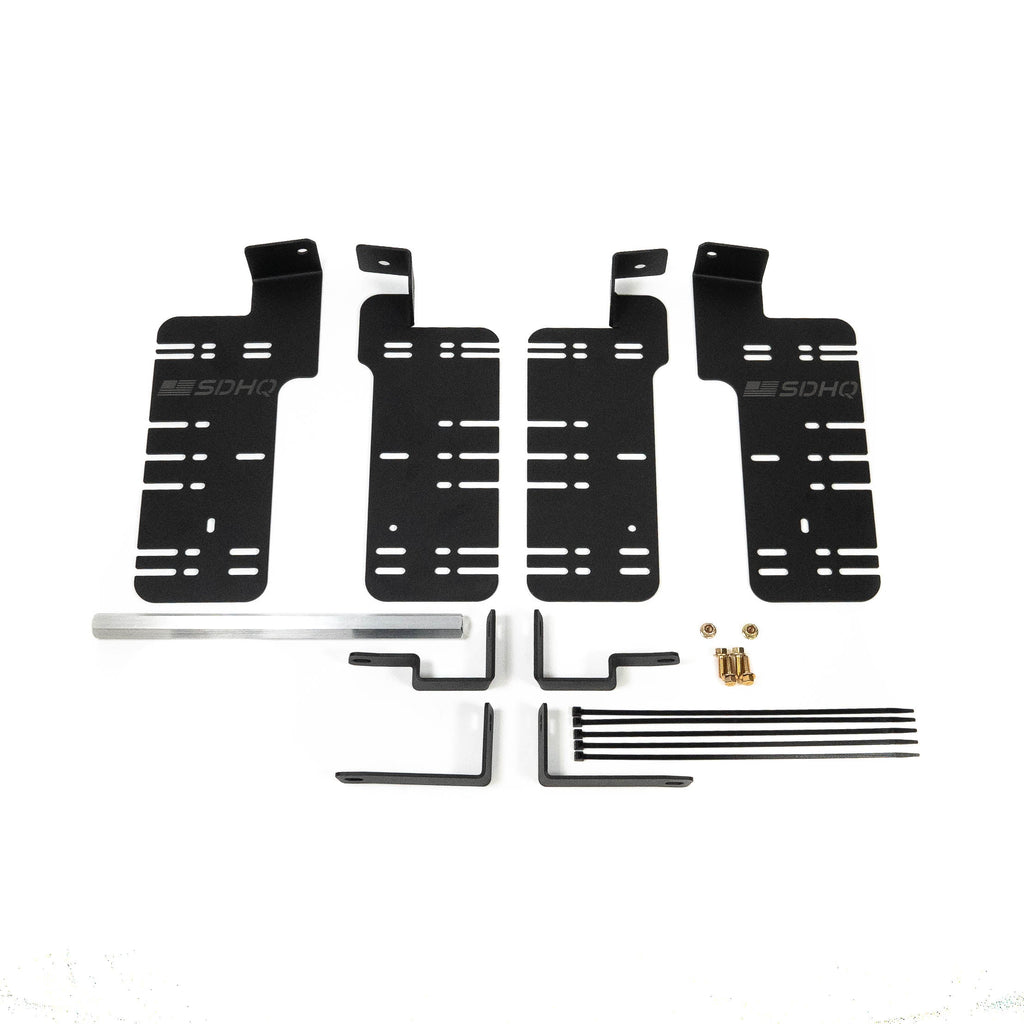 SDHQ Built '21-25 F150 / Raptor Behind the Grille Light Mounting Kit