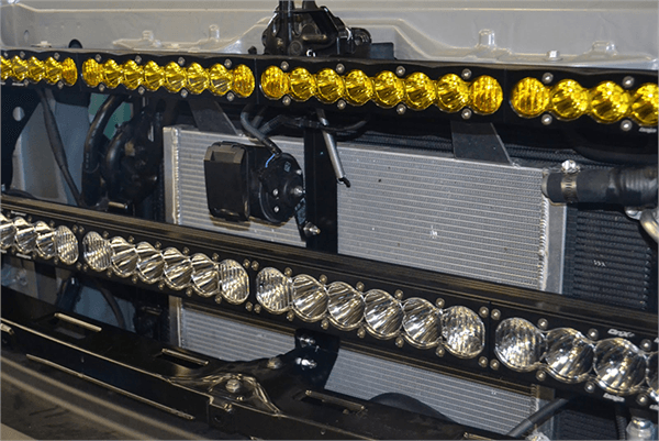 '14-21 Toyota Tundra SDHQ Built Behind the Grille Light Bar Center Support Mount Lighting SDHQ Off Road display