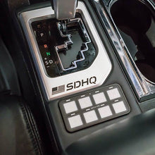 Load image into Gallery viewer, '14-21 Toyota Tundra SDHQ Shifter Panel Switch-Pros SP-9100 Mount Lighting SDHQ Off Road display
