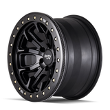 Dirty Life 9303 DT-1 17x9 / 5x127 BP / -12mm Offset / 78.1mm Hub Matte Black Wheel - Beadlock