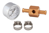 Mr. Gasket Fuel Block with 0-15 PSI Fuel Pressure Gauge