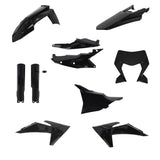 Acerbis 24+ KTM EXC/EXC-F/ XC-F/ XC-W/ XCF-W/ XW-F Full Plastic Kit - Black