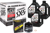 Sxs Oil Quick Change Kit 5w50 With Black Oil Filter