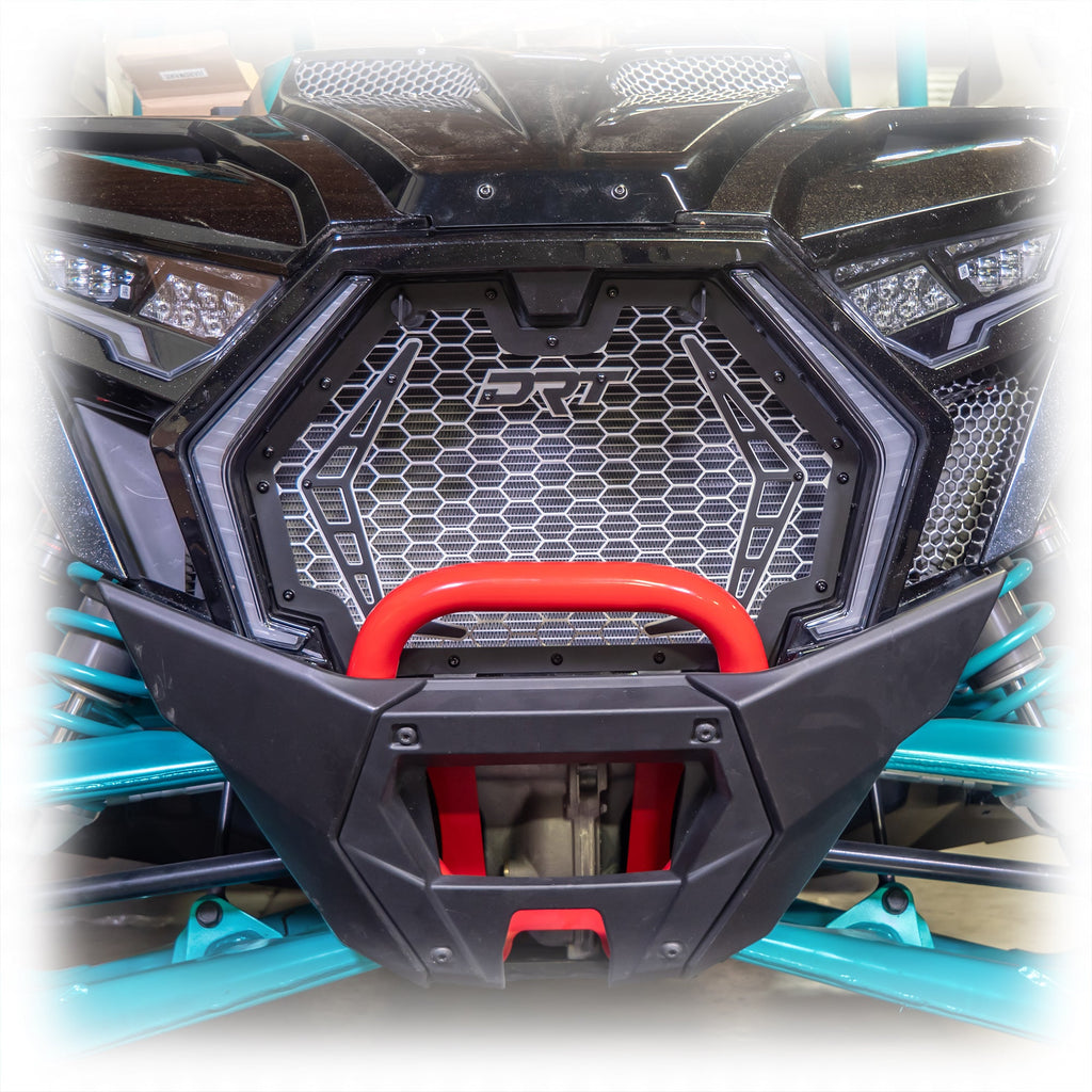 DRT Motorsports Polaris 2025+ RZR Pro XP / Pro S / Pro R Duner (High Flow) Aluminum Front Grill - Black - Image 8