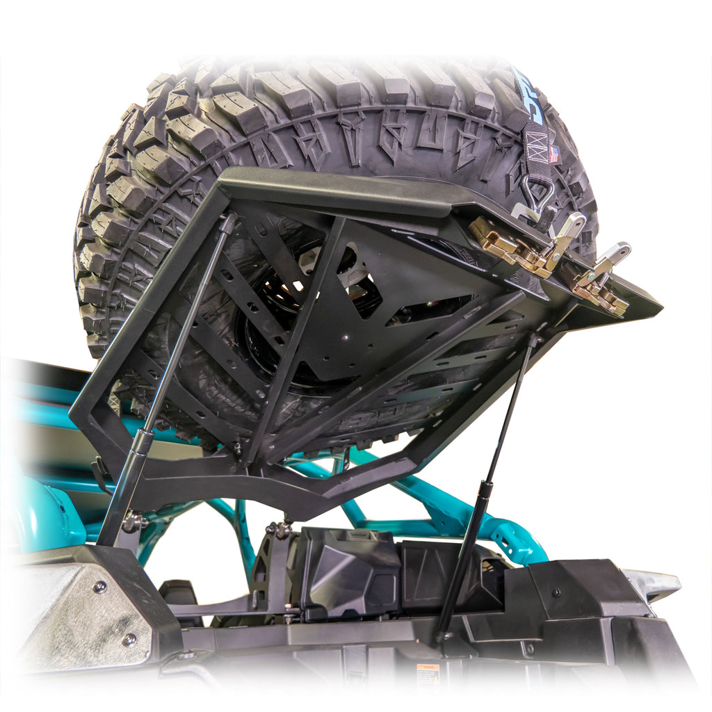 DRT Polaris RZR Pro Series Tire Carrier/Adventure Rack V2.0
