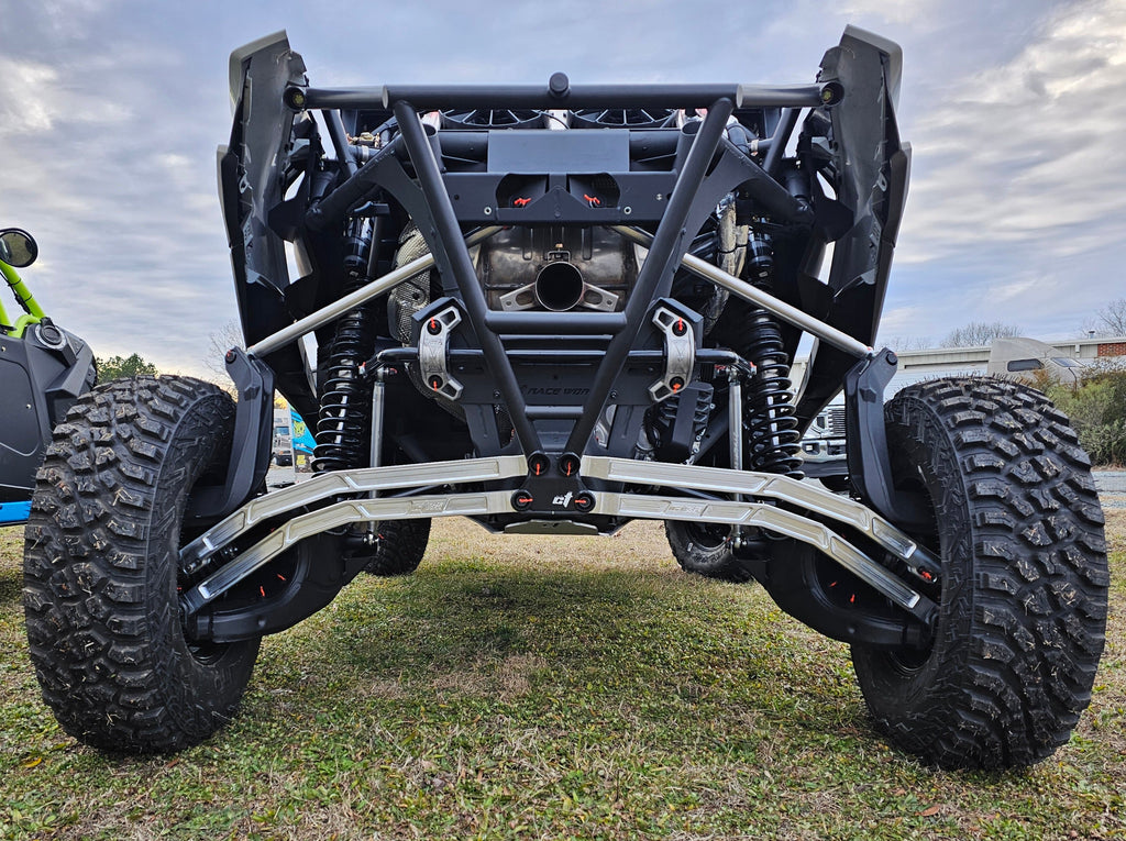 Can Am Maverick R Pro Rock High Clearance Billet Radius Rod Kit for use with Double E Rear Sway Bar