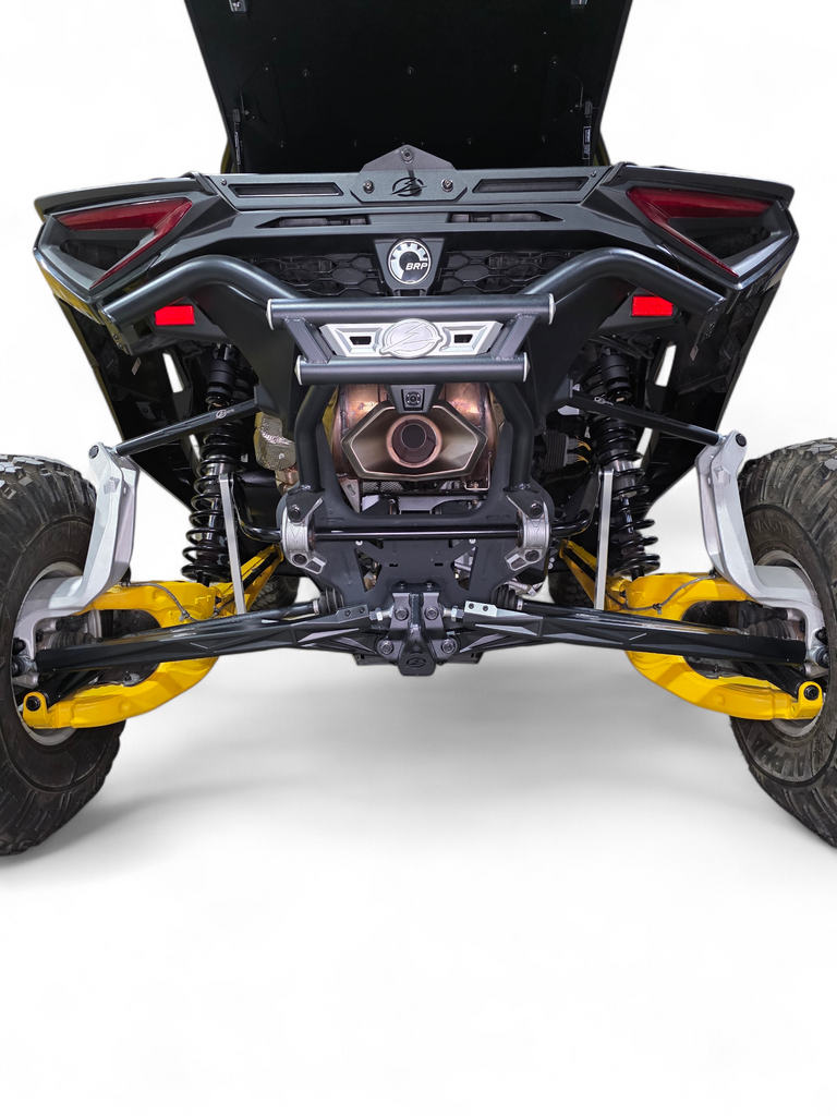 2024+ Can Am Maverick R High Clearance Adjustable Radius Rods (Anodized Black)