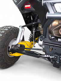 2024+ Can Am Maverick R High Clearance Adjustable Radius Rods (Anodized Black)