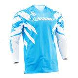 Answer 26 LE Syncron Rizz Vented Jersey Cyan/White/Black - Medium