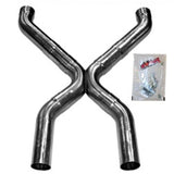 Kooks Universal 3in Short Turnouts SS 6in Long. Fits 3in Coll