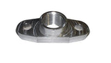 Torque Solution Billet Oil Drain Flange w/ Integrated -10 Flare: Universal T3/T4 & PTE Turbos