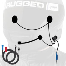 Load image into Gallery viewer, SUPER SPORT Wired Helmet and Cable Kit with Alpha Audio Speakers and Mic