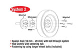 Eibach Pro-Spacer Kit 15mm Spacer 5x114.3 Bolt Pattern 64mm Hub for 06-11 Honda Civic (Excl. Hybrid)