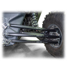 Load image into Gallery viewer, Installed barrel radius rod kit under rear control arm of Maverick X3