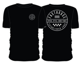STATEMENT TEE BLK MED