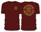 ORIGIN TEE MAROON 3XL