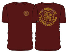 Load image into Gallery viewer, ORIGIN TEE MAROON MED