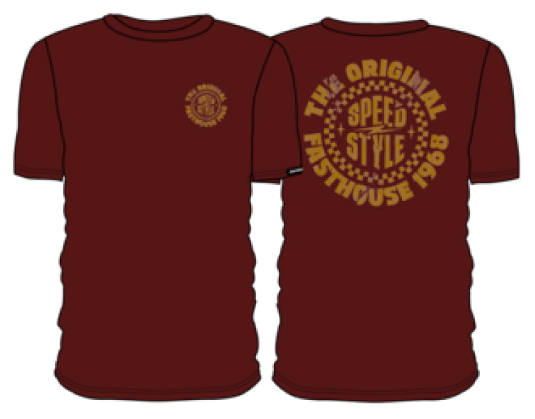 ORIGIN TEE MAROON 2XL