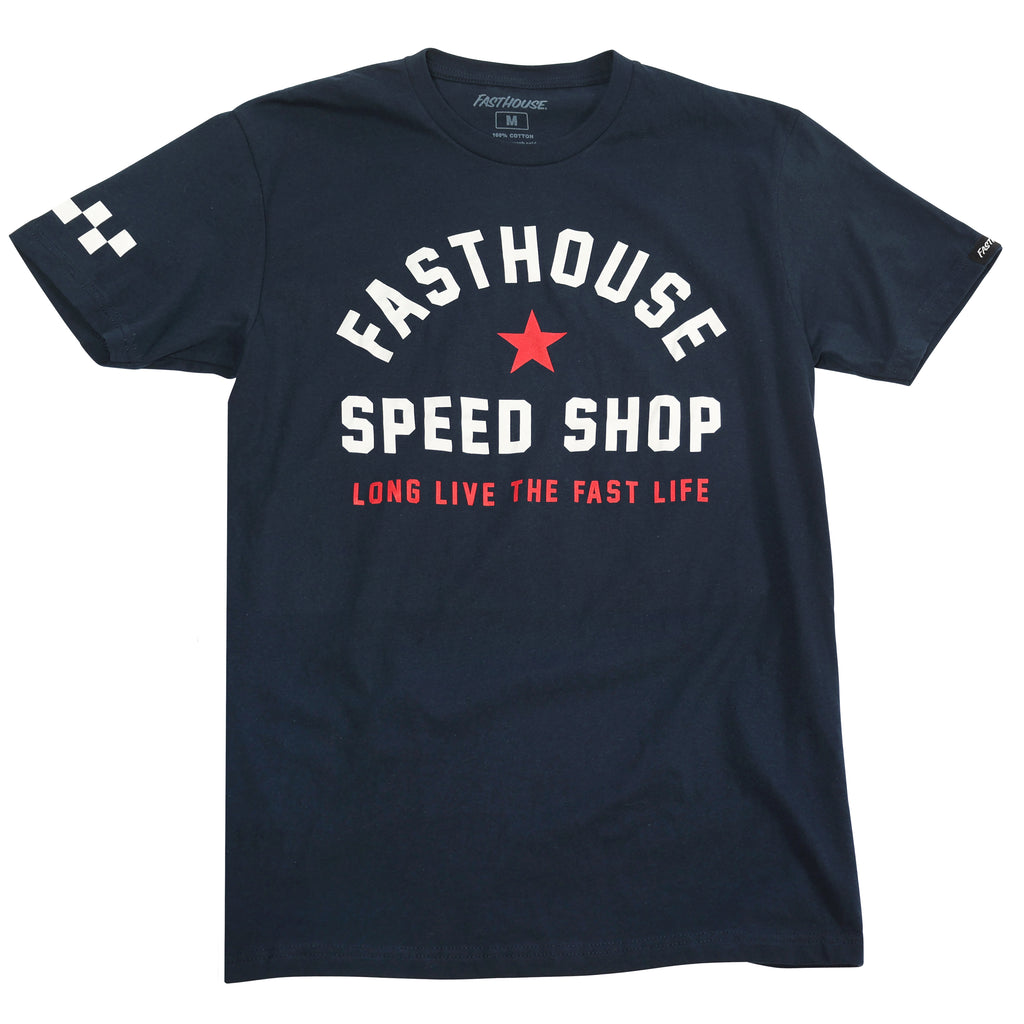 FAST LIFE SS TEE NAVY MED