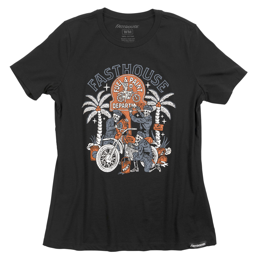 WM MACABRE TEE BLK WASH MED