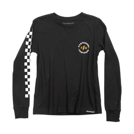 YTH EASY RIDER TEE BLK LRG