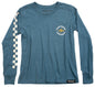 YTH EASY RIDER TEE TEAL LRG