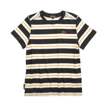 Load image into Gallery viewer, YTH DEFECTOR STRP TEE BK MED