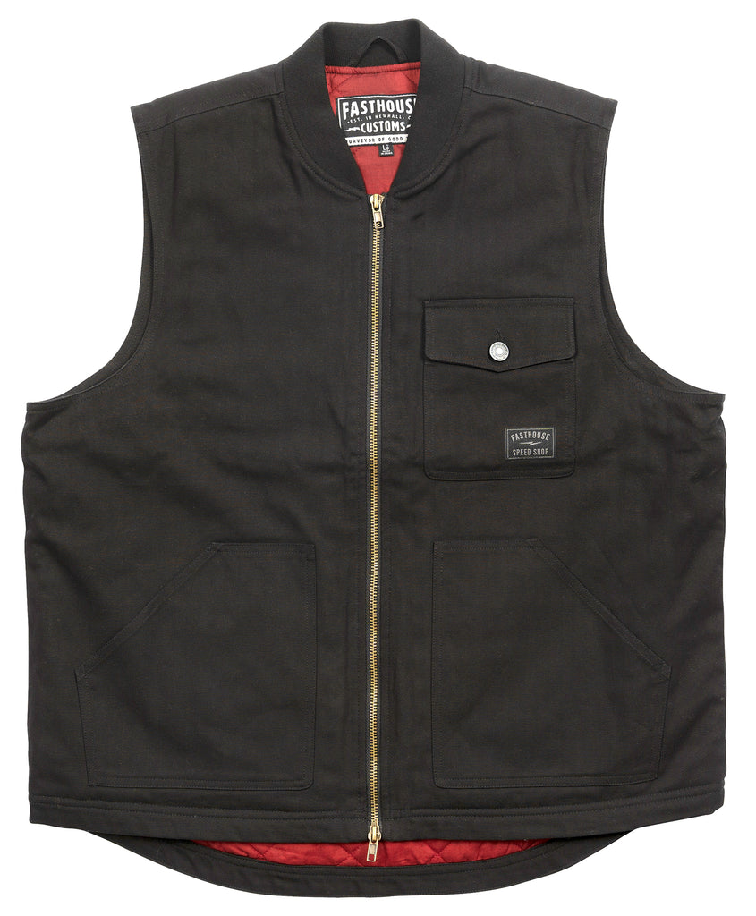 GRAFTER VEST BLACK 2XL