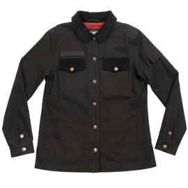 WM GRAFTER COAT BLACK LRG