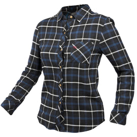 WM HONEY FLANNEL BLU/BLK MED
