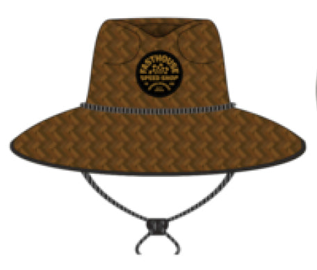 DECO STRAW HAT DARK NTRL